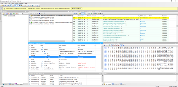 API Monitor capture detail