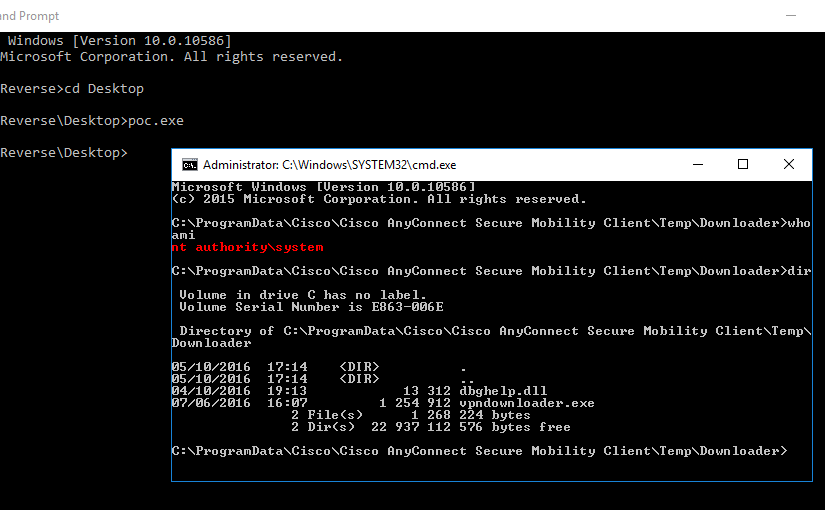 AnyConnect Elevation of Privileges, Part 1